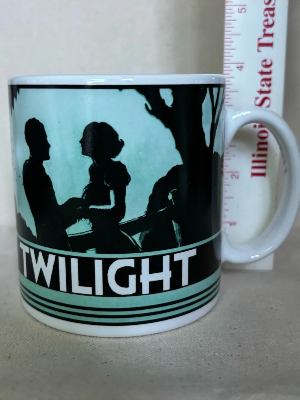 Set of 4 Sakura Interlude Twilight Stoneware Coffee Mugs with Original Box